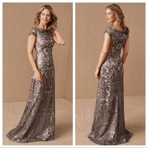 Anthropologie NWT BHLDN Tadashi Shoji Odette Sequin Dress Z410-7
